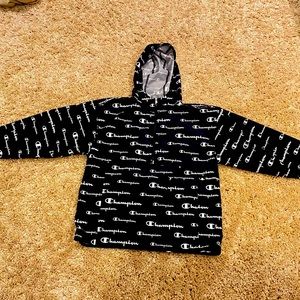 Champion Black and White Rain Coat
